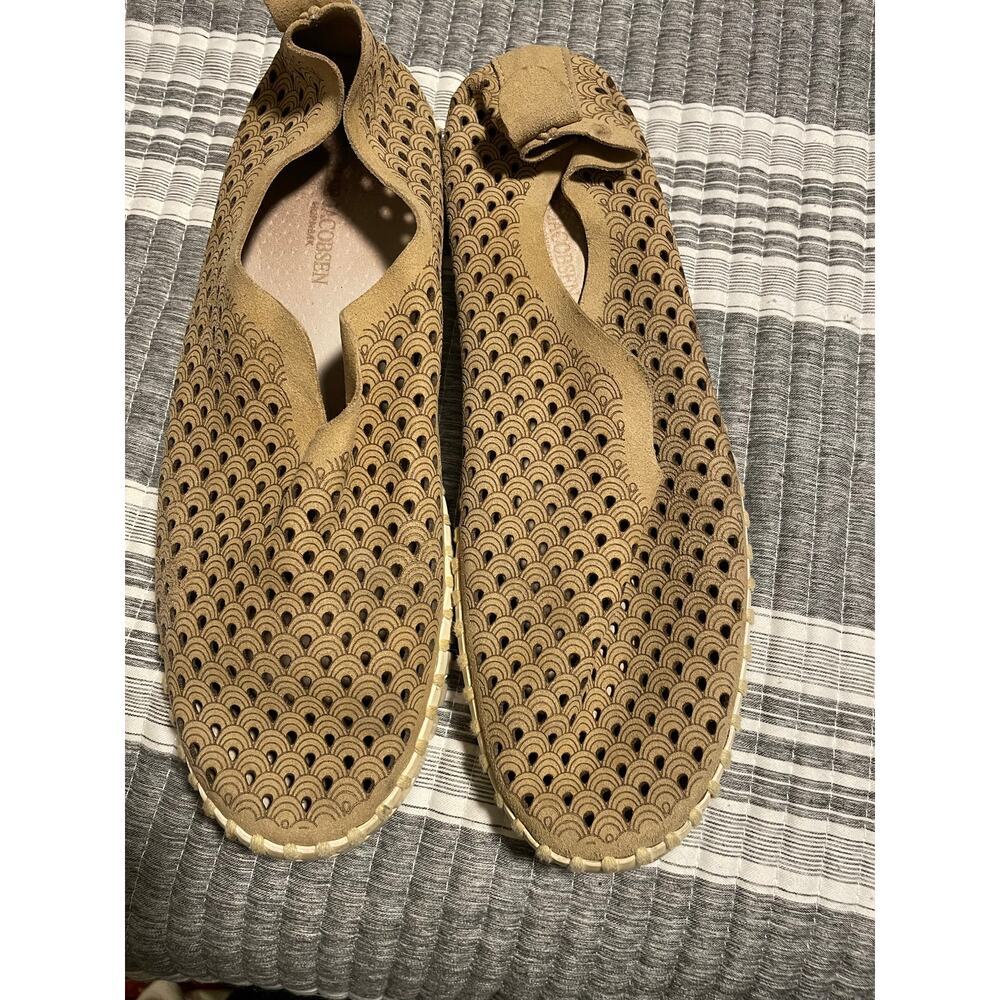 Ilse Jacobson Hornbaek tan slip on shoes size EU 39/ US 8.5